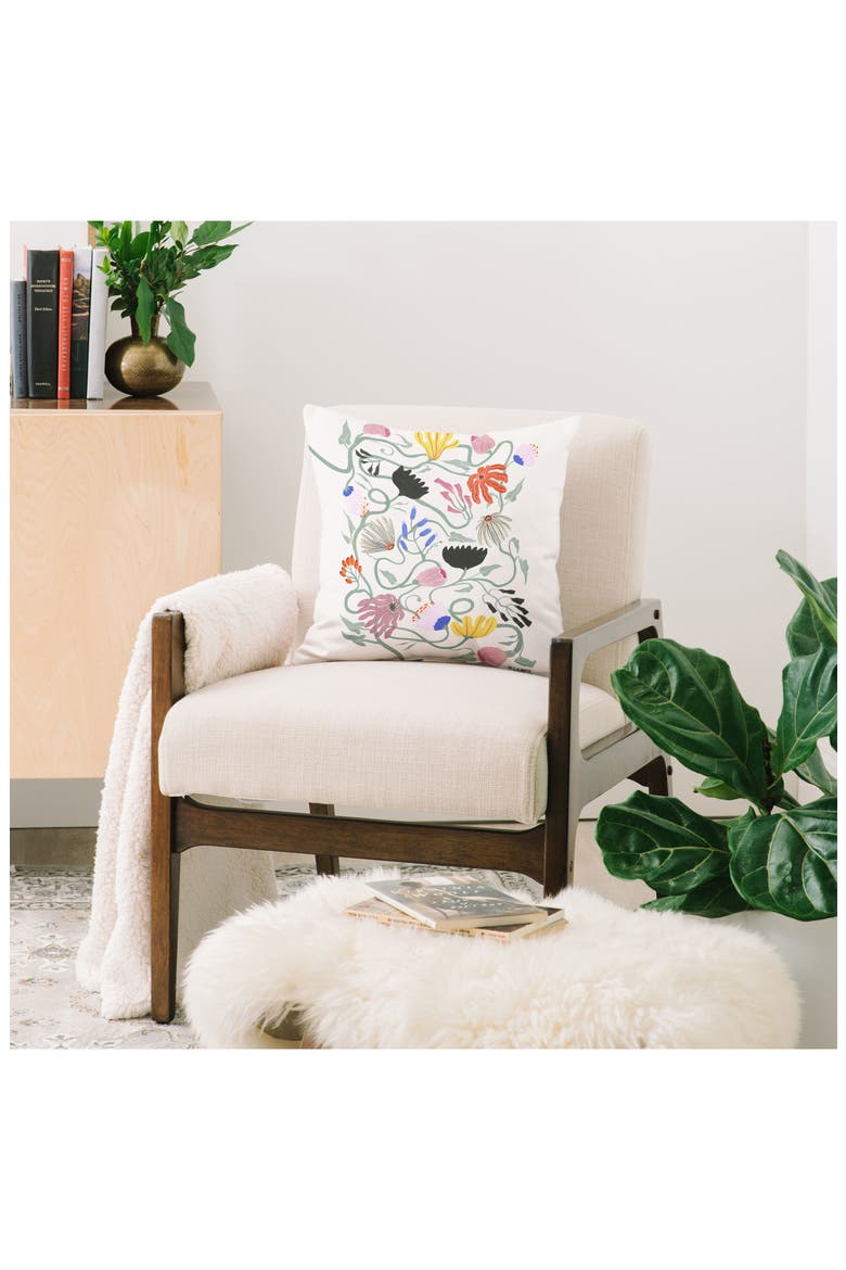 Megan Galante Frances Floral Throw Pillow, Alternate, color, MULTI