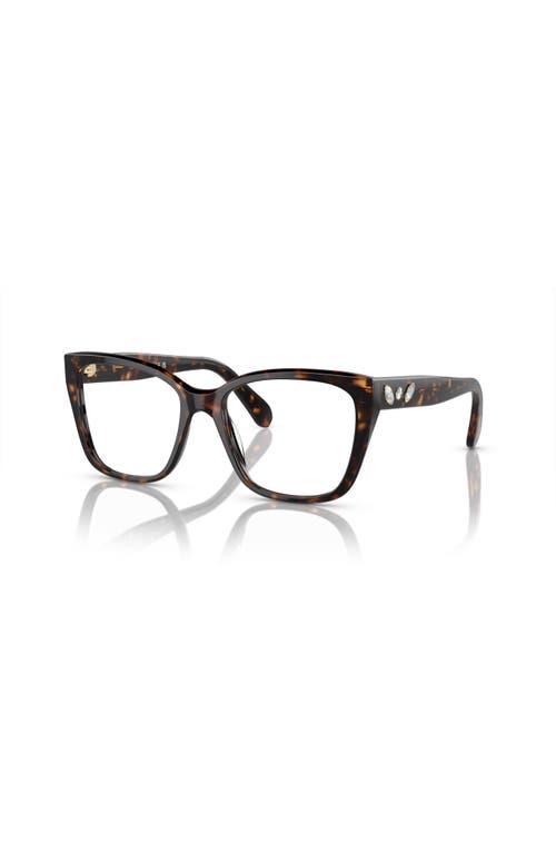Swarovski 53mm Irregular Optical Glasses In Black