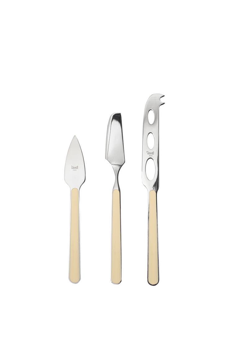 Fantasia Cheese Knives - 3 Pieces, Main, color, Sesame