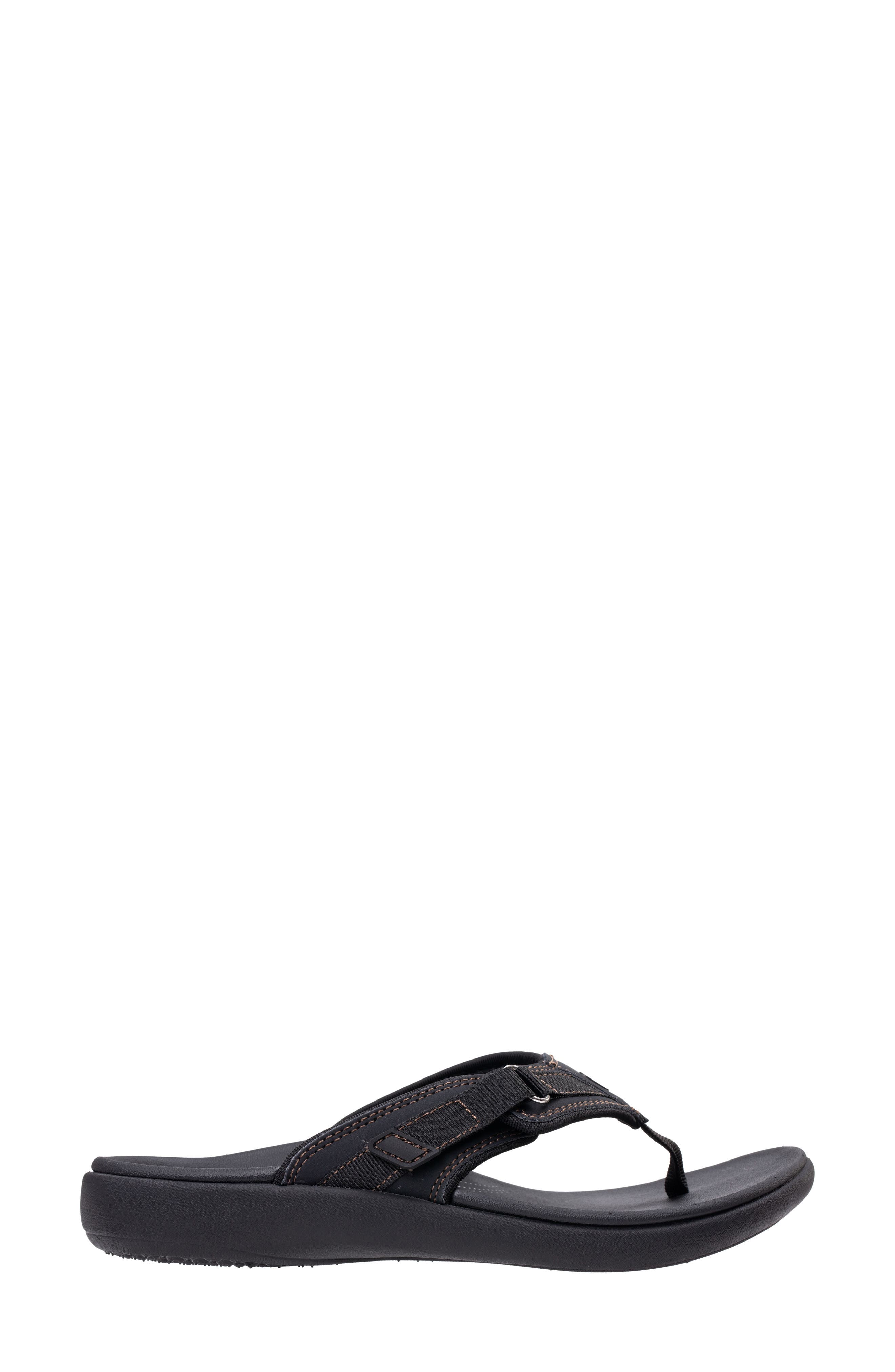 Revitalign Yumi Northfork Flip Flop, Alternate, color, Black