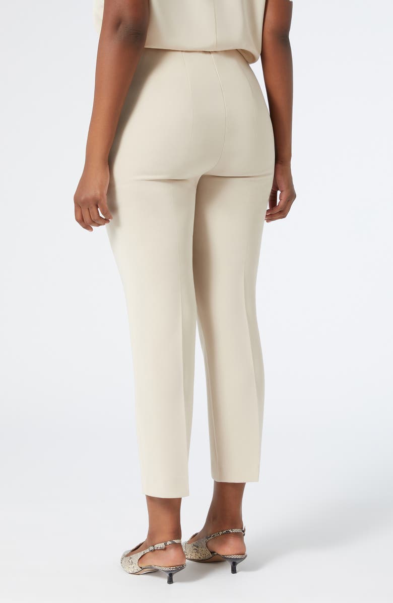 Marina Rinaldi Ravel Cigarette Pants, Alternate, color, Beige