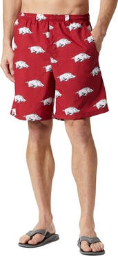 Columbia Men's Columbia Cardinal Arkansas Razorbacks Backcast III Printed Short