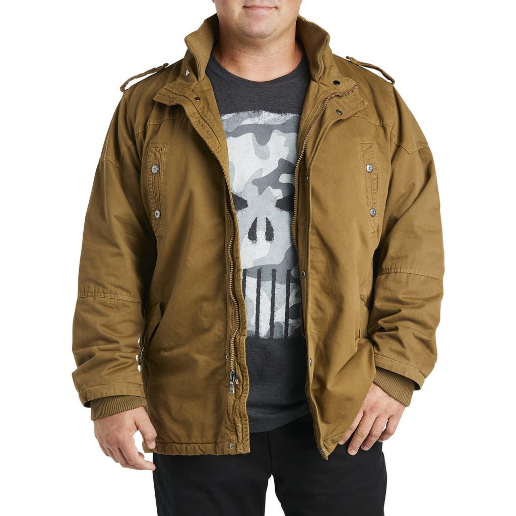 PX Clothing Big & Tall  Patch & Welt Jacket in Rustic  product