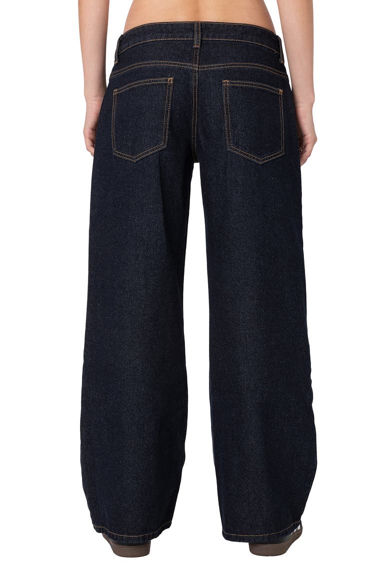 Raelynn Washed Wide Leg Jeans, Alternate, color, INDIGO-BLUE-RAW-WASH