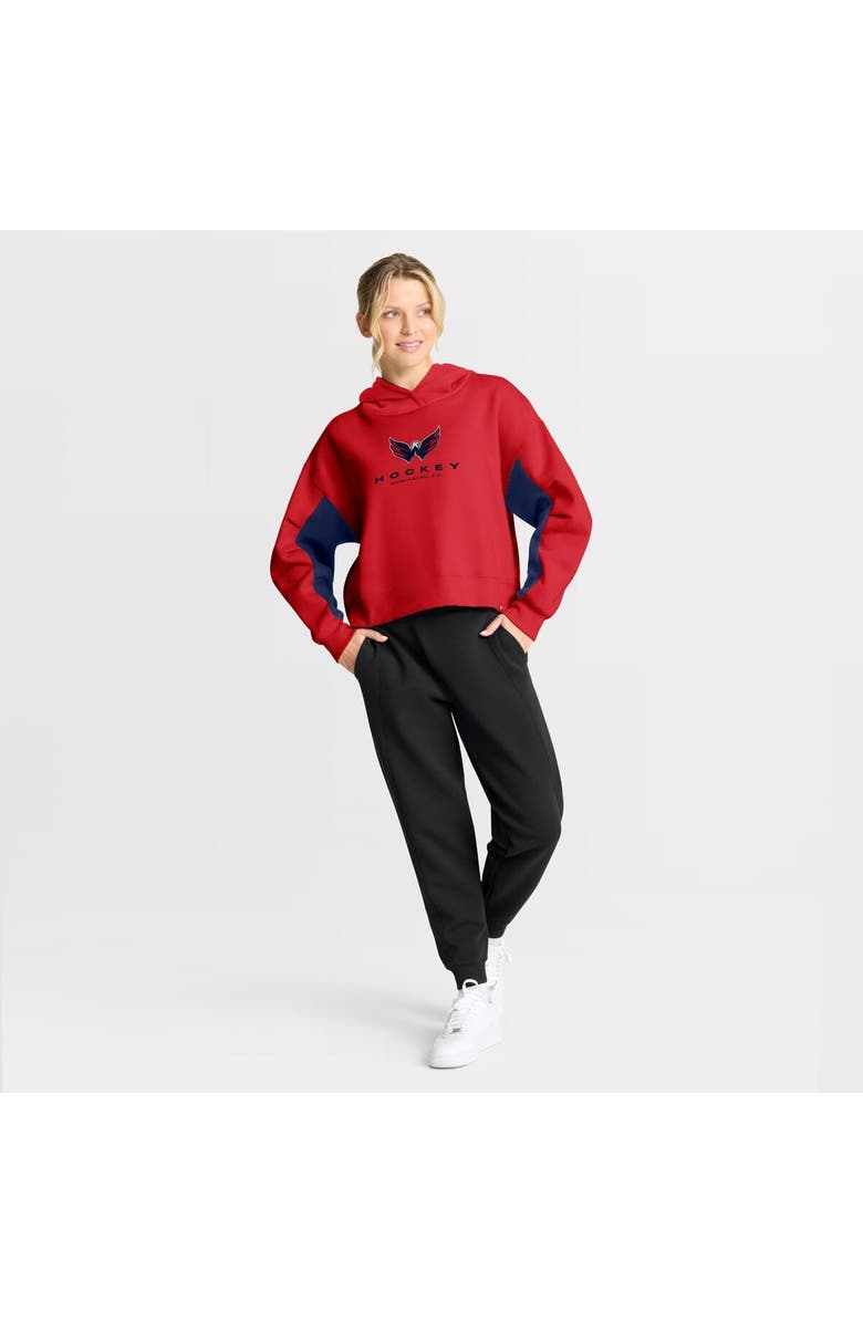 FANATICS Women's Fanatics Red Washington Capitals Back Check Boxy Hoodie, Alternate, color, Red