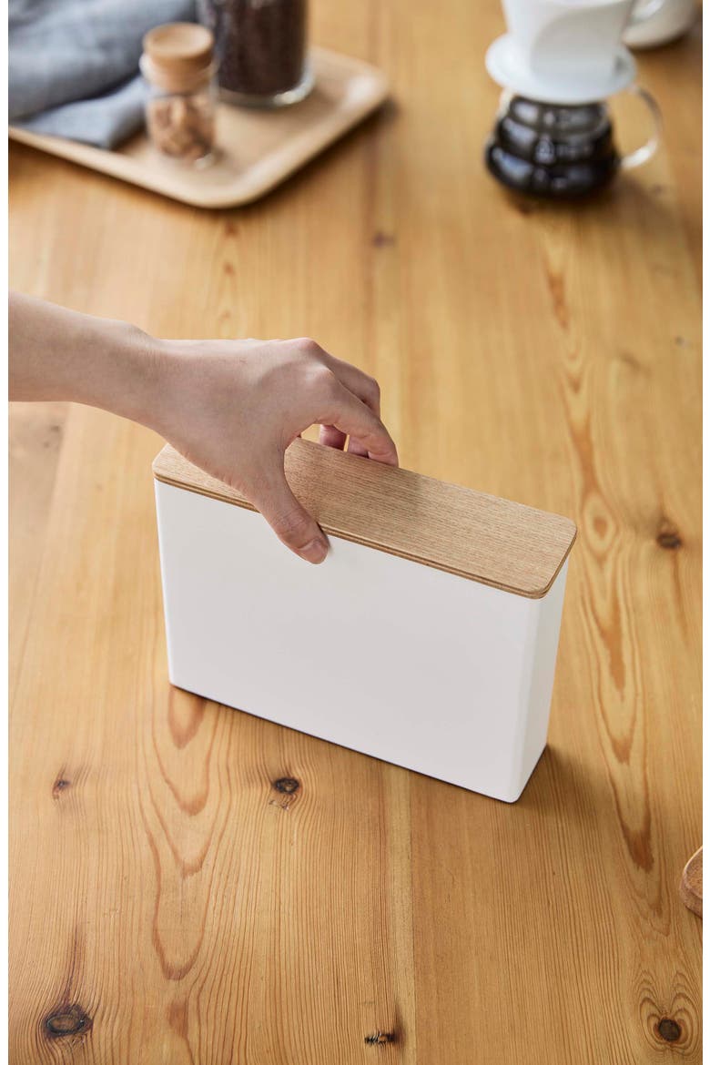 Coffee Filter Case, Alternate, color, WHITE