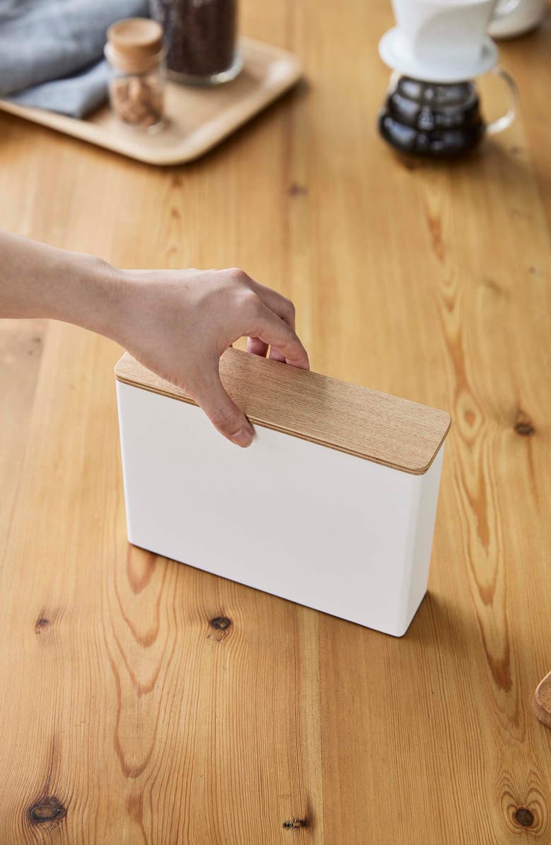 Yamazaki Coffee Filter Case, Alternate, color, White