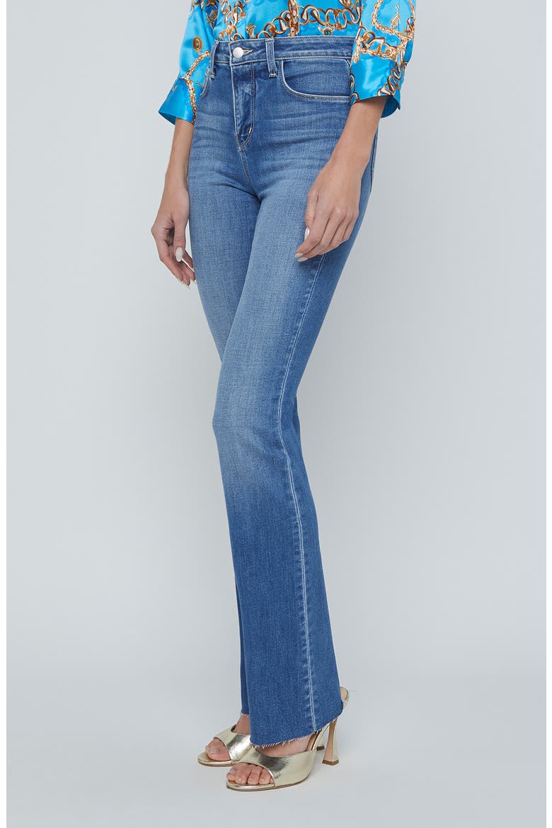 Ruth Raw Hem Straight Leg Jeans, Alternate, color, PRIVADA