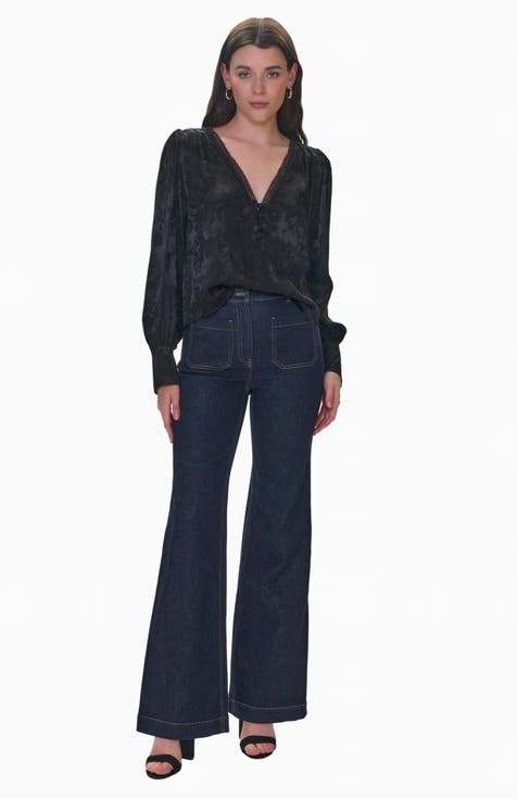 Audrey Jacquard Blouse