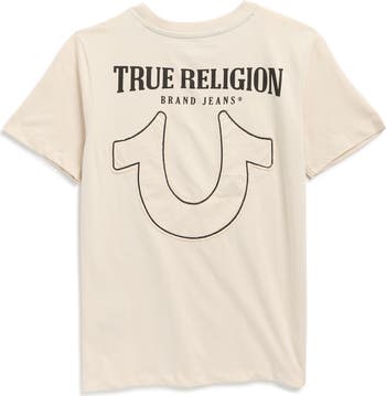 Kids' Horseshoe Cotton Appliqué Graphic T-Shirt