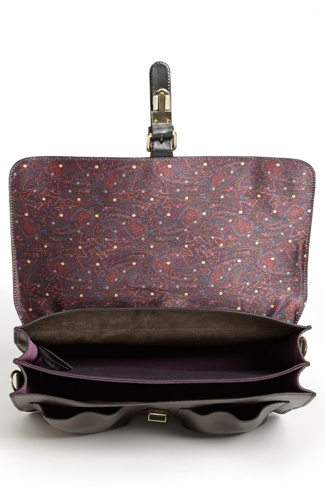 Ted Baker London Leather Satchel, Alternate, color, 