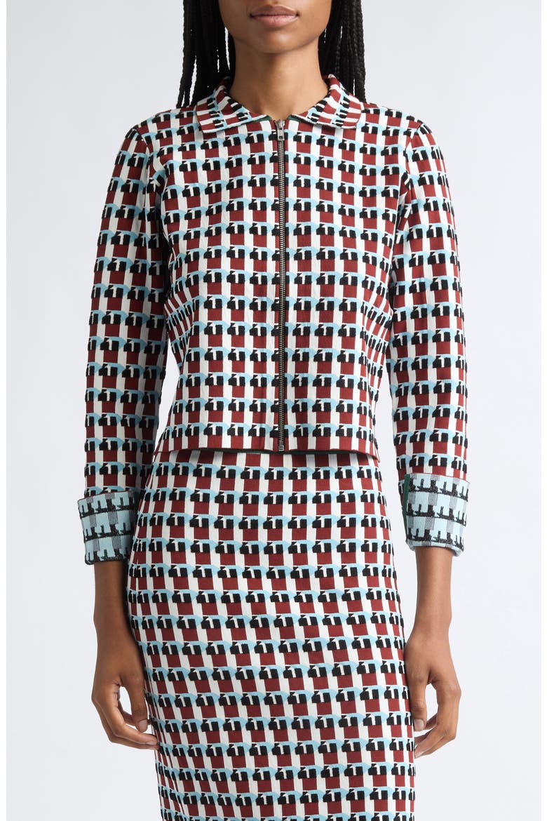 Suave Zip Front Shirt Jacket, Main, color, GAMAY MULTI