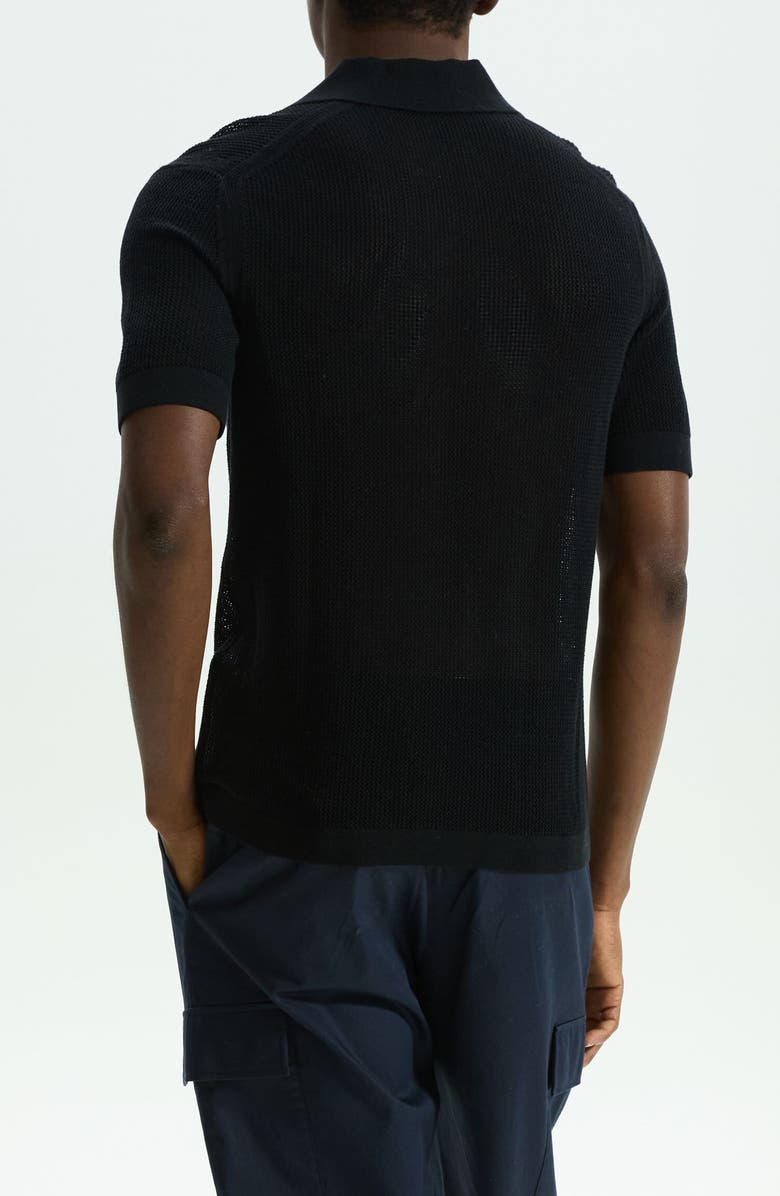 Theory Cairn Johnny Collar Mesh Polo, Alternate, color,