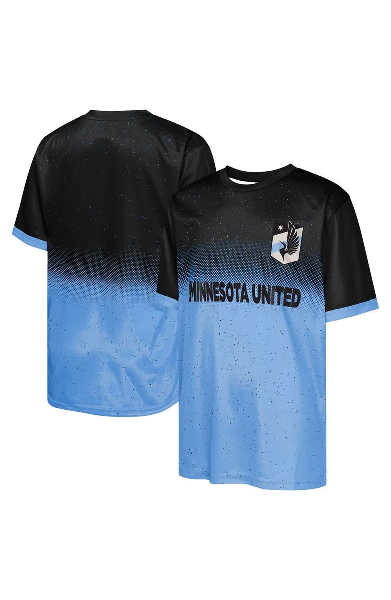 Outerstuff Youth Outerstuff Black Minnesota United FC Stalwart Defender T-Shirt, Main, color,
