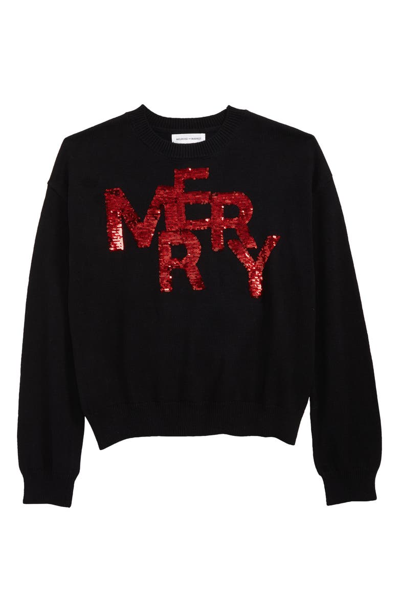 Melrose and Market Sequin Sweater, Main, color,