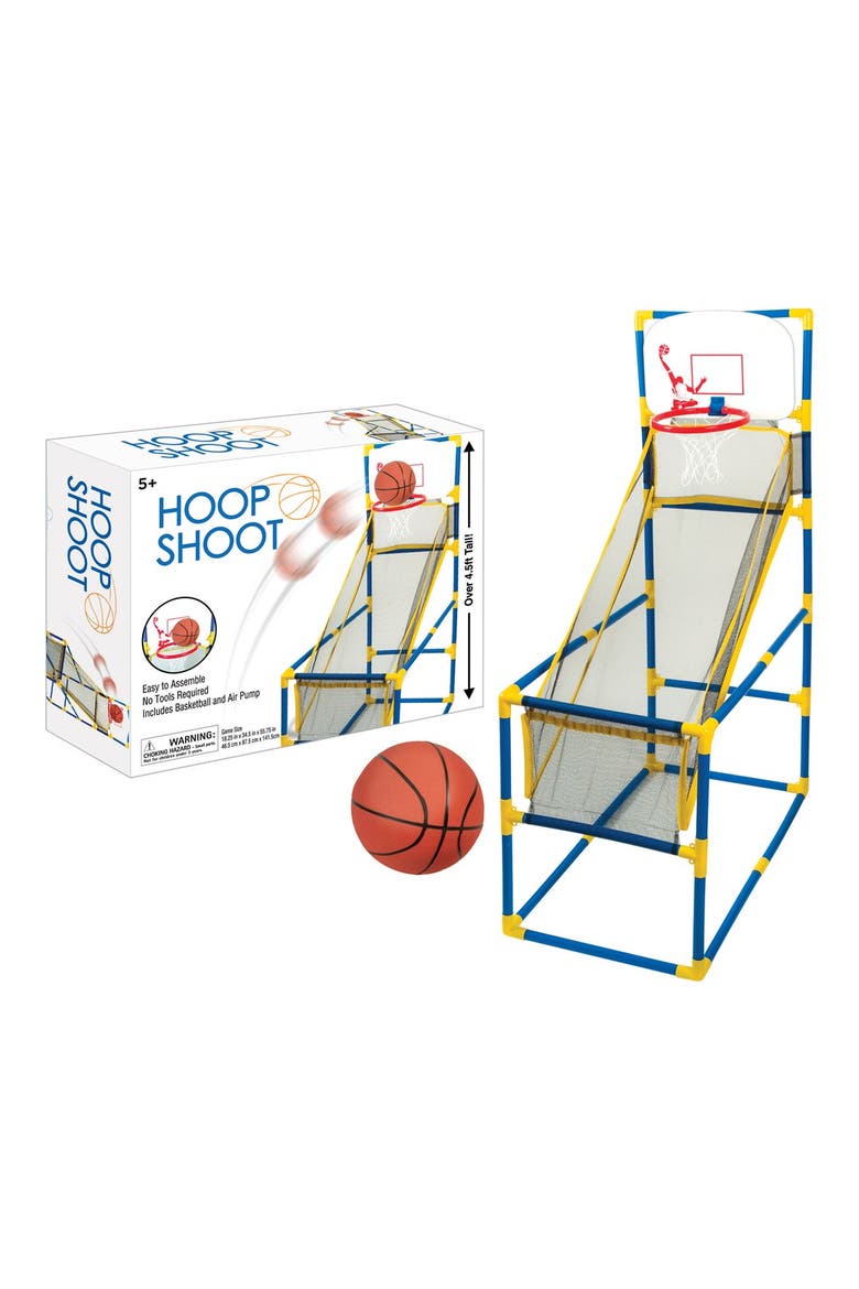 Hoop Shoot Basketball Playset, Alternate, color, BLUE