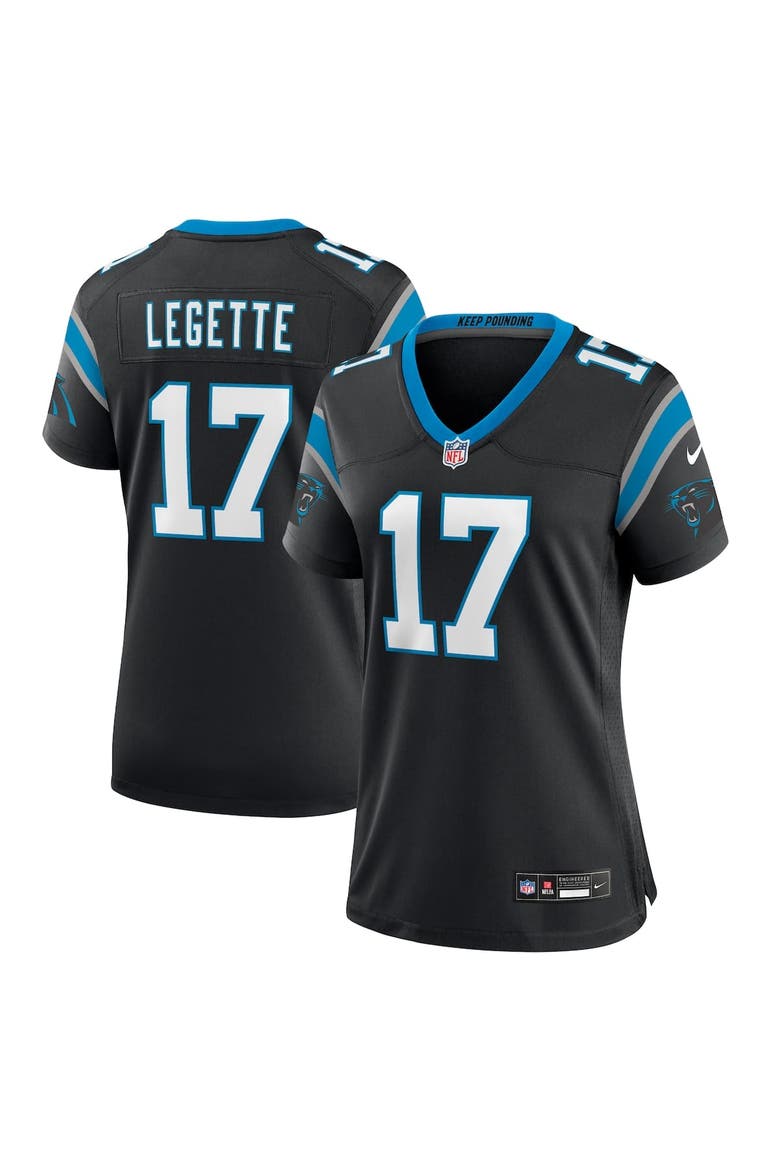 Women's Nike Xavier Legette  Black Carolina Panthers Game Jersey, Alternate, color, Black