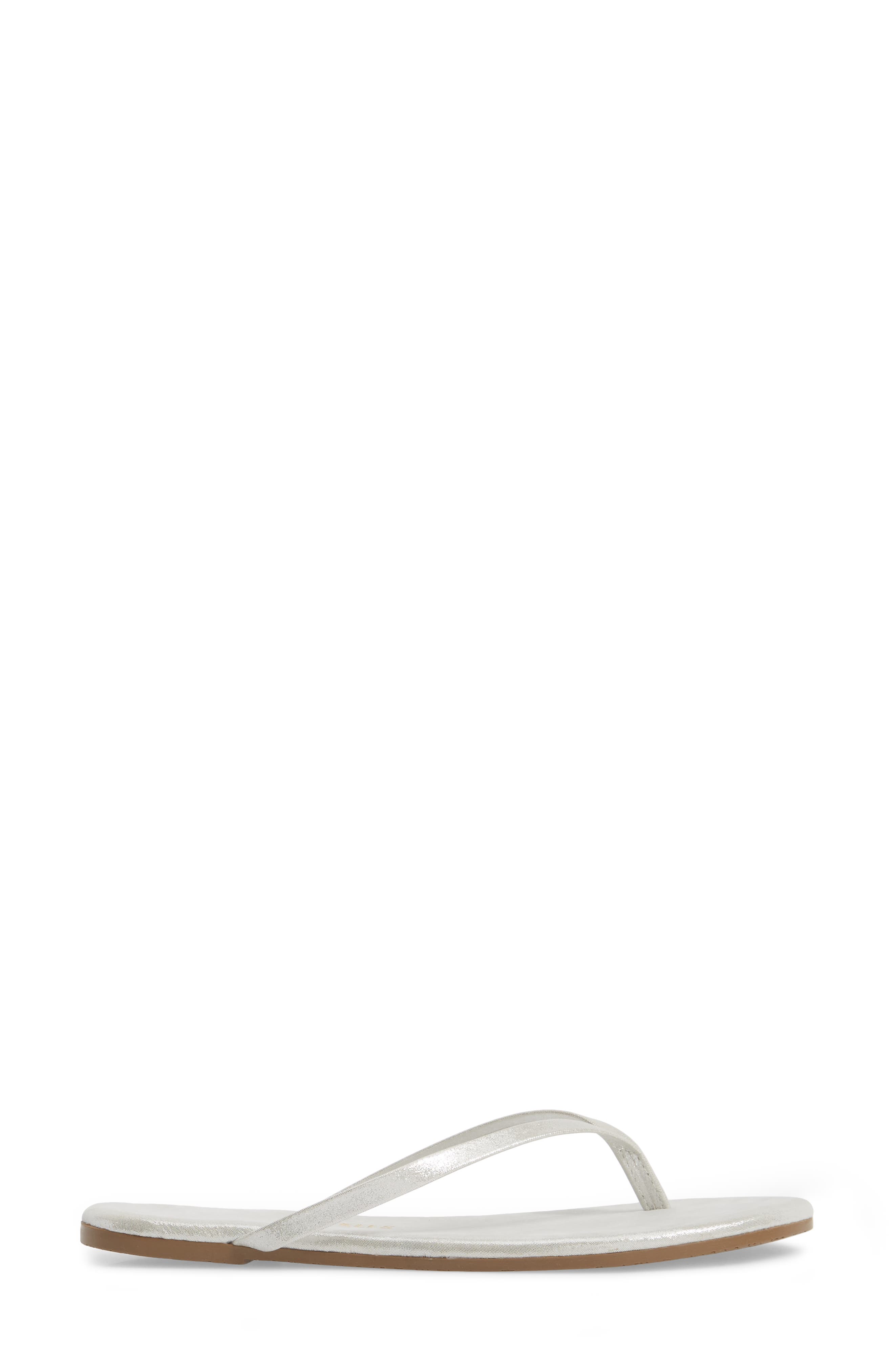 TKEES 'Glitters' Flip Flop, Alternate, color, Gleam Leather
