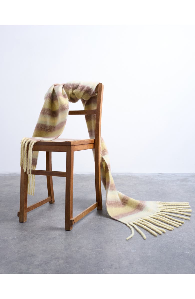 Topshop Sydney Stripe Blanket Scarf, Alternate, color,