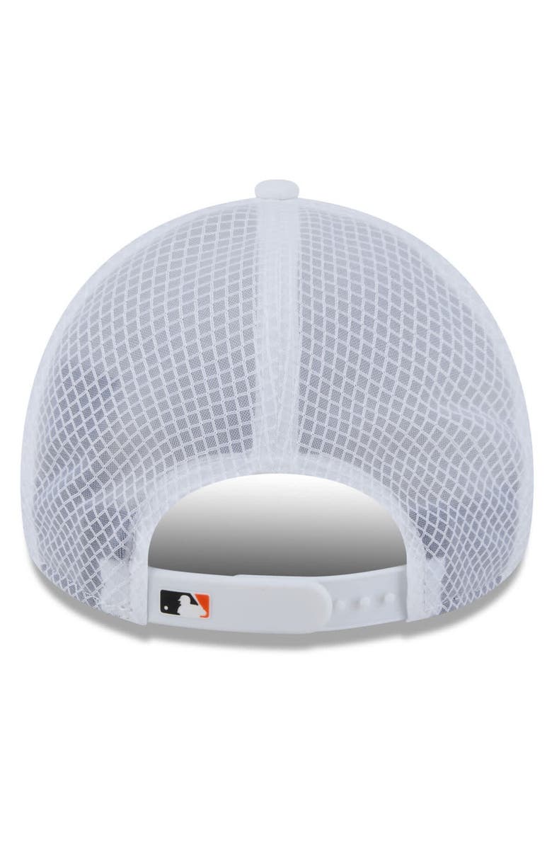 New Era Men's New Era White San Francisco Giants 2026 Batting Practice Apex 9FORTY Adjustable Trucker Hat, Alternate, color, White