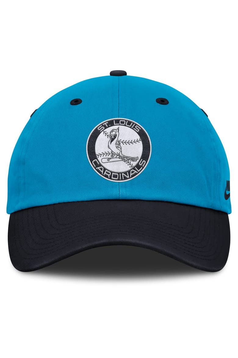 Men's Nike Blue/Navy St. Louis Cardinals Neon 90s Club Adjustable Hat, Alternate, color, Blue