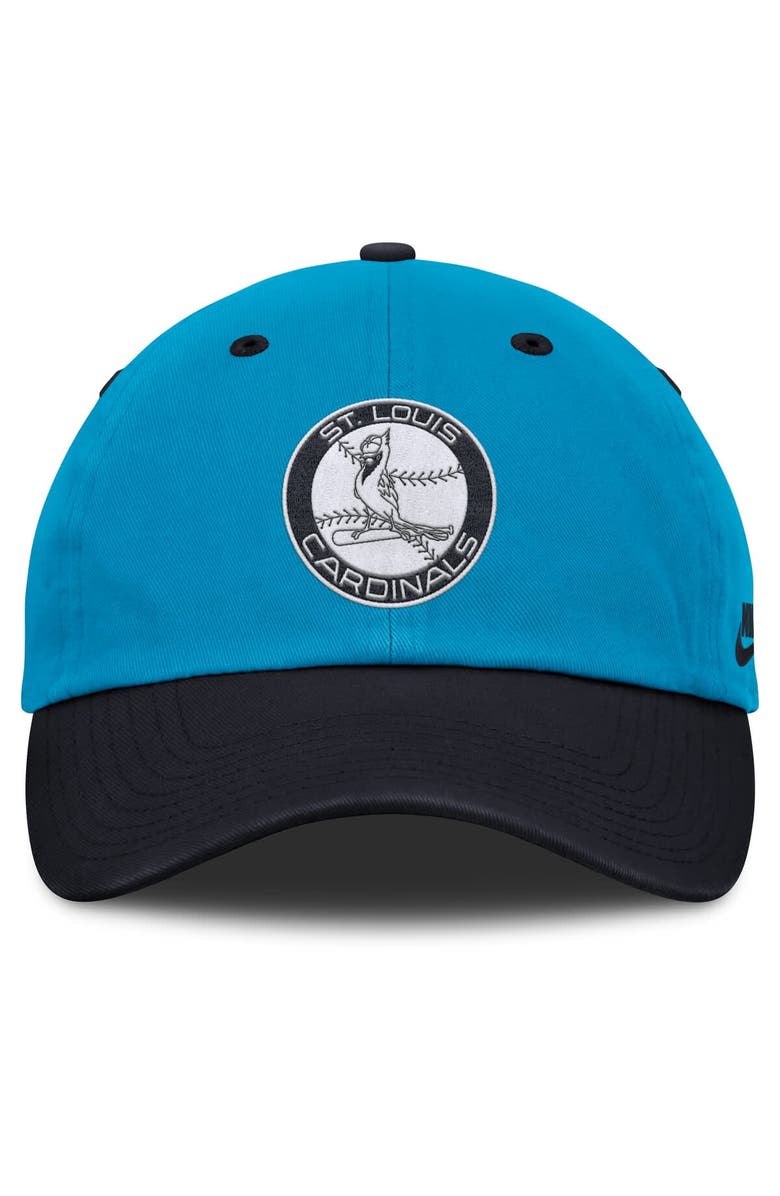 Nike Men's Nike Blue/Navy St. Louis Cardinals Neon 90s Club Adjustable Hat, Alternate, color, Blue