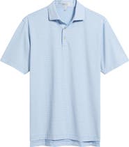 Peter Millar Owens Stripe Performance Jersey Golf Polo