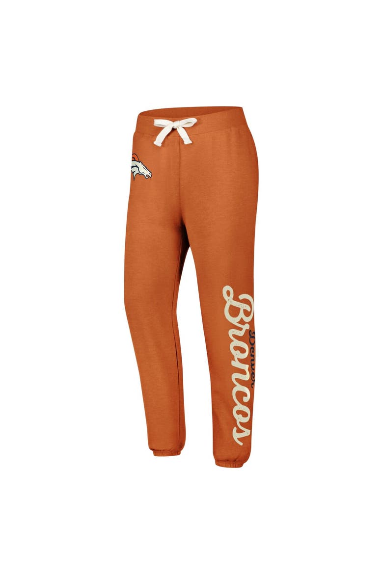 Women's G-III 4Her by Carl Banks Orange Denver Broncos Scrimmage Fleece Pants, Alternate, color, Orange