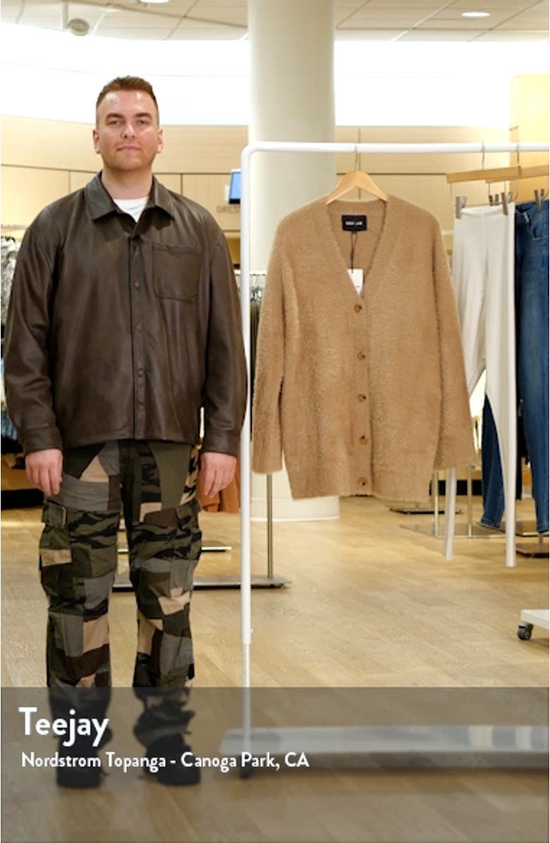 Feather Plush Cardigan, sales video thumbnail