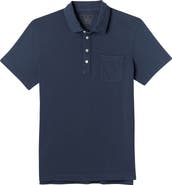 Billy Reid Pensacola Slim Fit Organic Cotton Pocket Polo