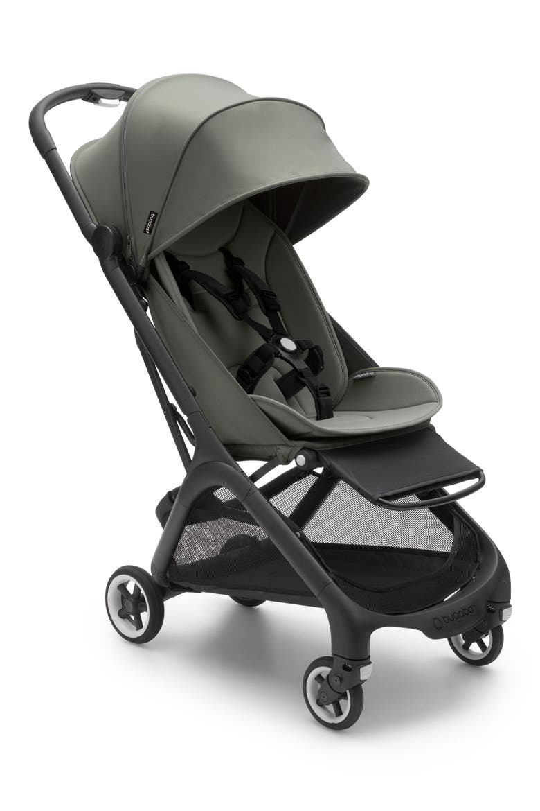 Butterfly Stroller, Main, color, BLACK/ FOREST GREEN