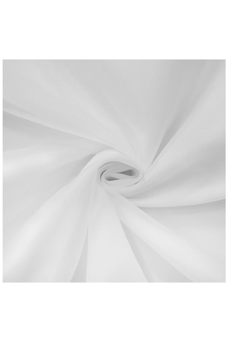 Single Indoor Curtain Panel, Alternate, color, WHITE