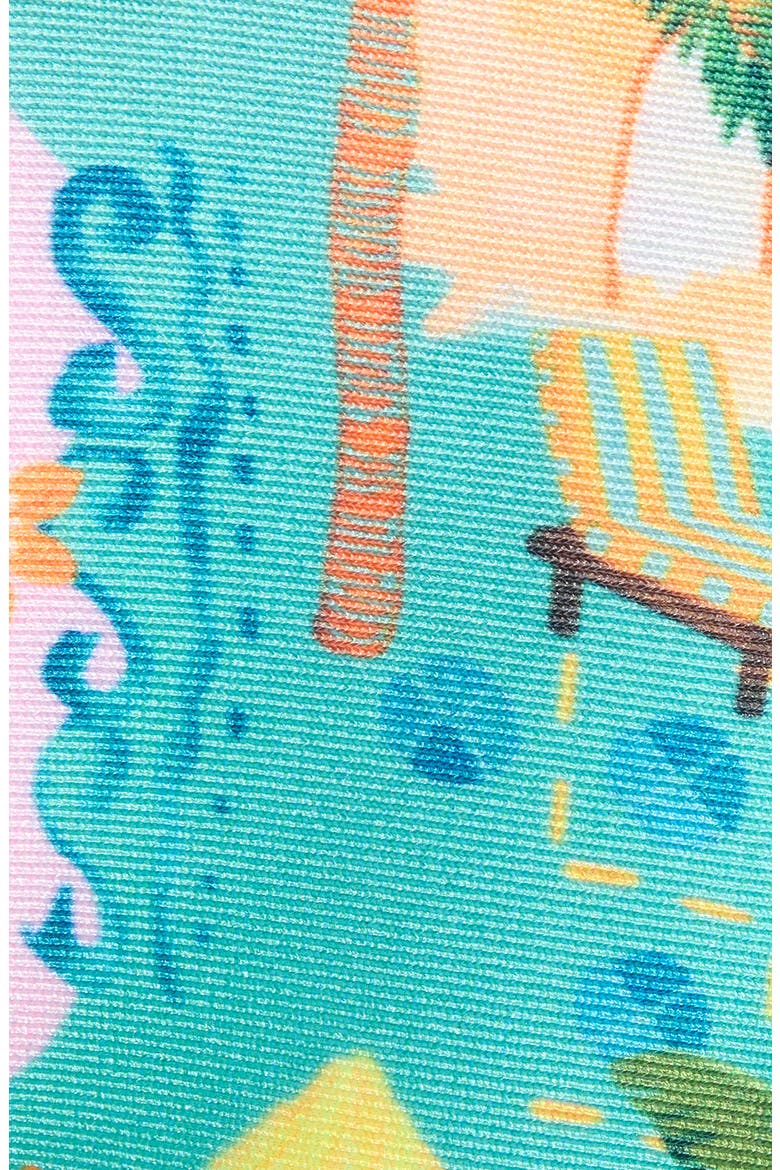 Y-Cut Cheeky Bikini Bottoms, Alternate, color, SUNLIT SPRITZ