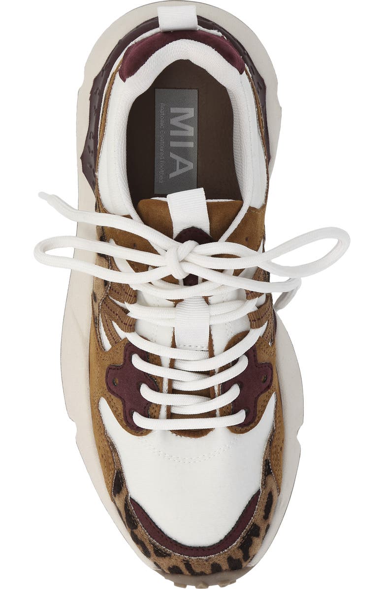 MIA Field Sneaker, Alternate, color, Cognac White