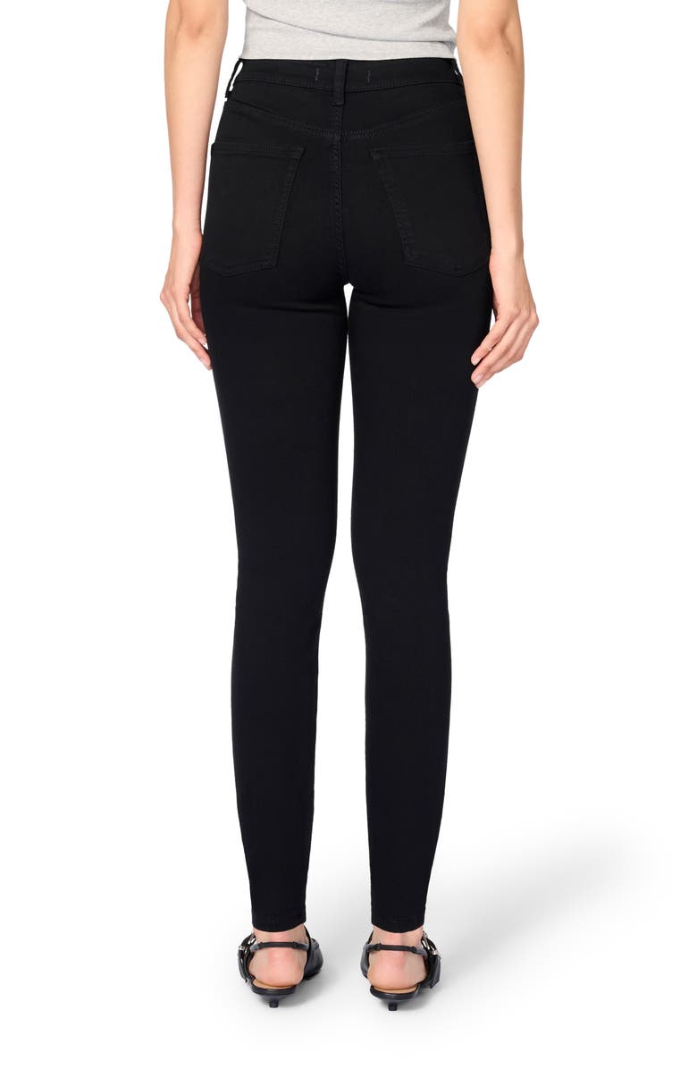 WARP+WEFT MXP High Waist Skinny Jeans, Alternate, color, Raven