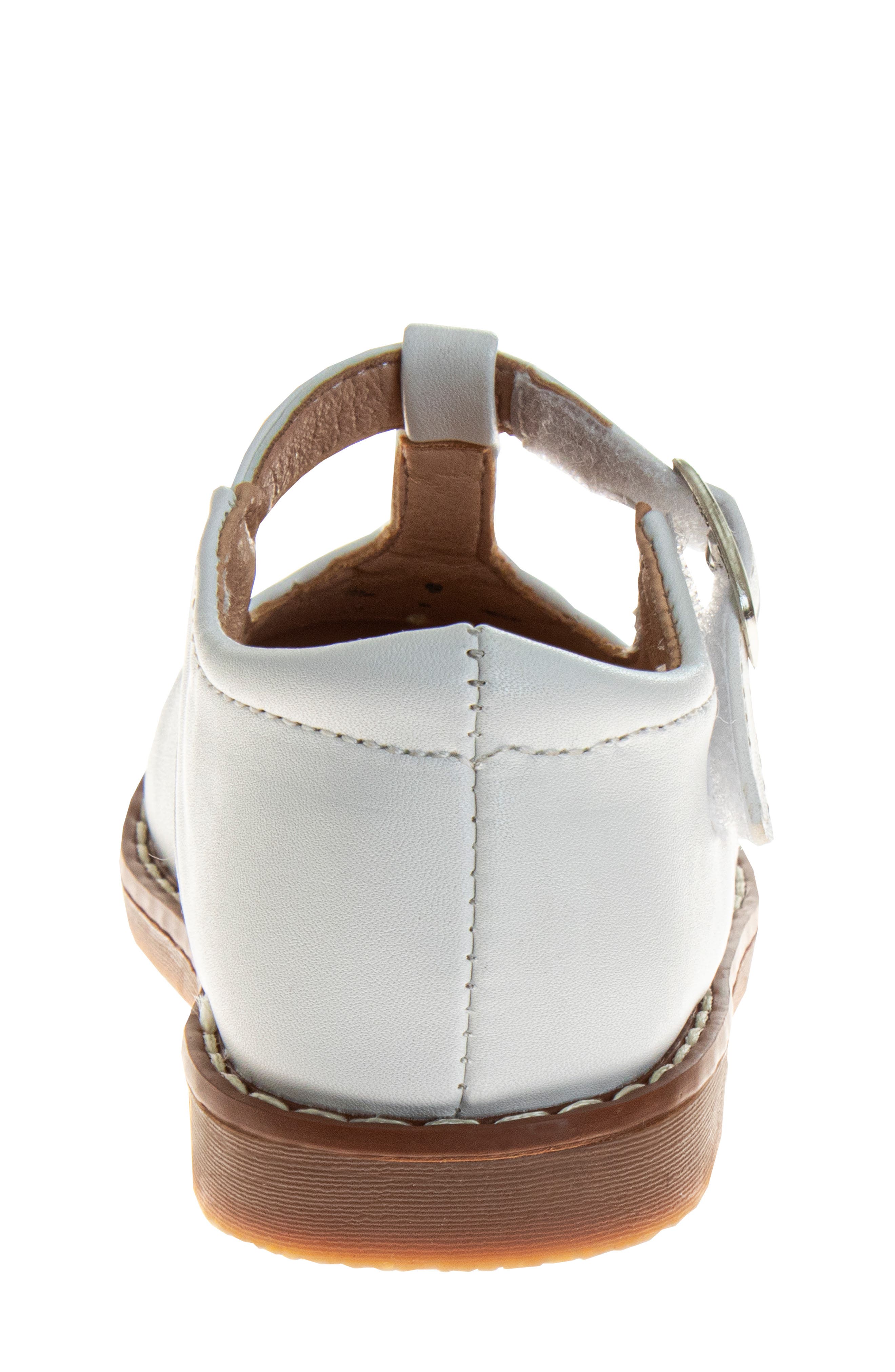 JOSMO Kids' T-Strap Flat, Alternate, color, White