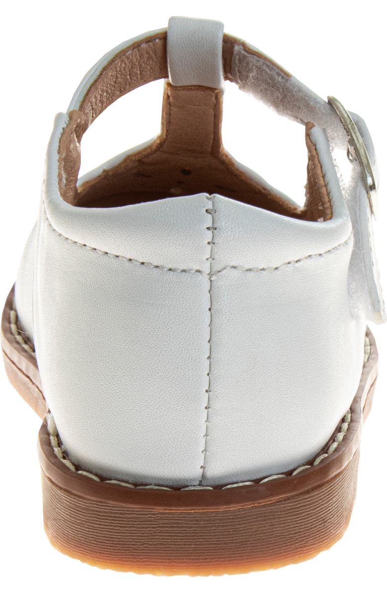 JOSMO Kids' T-Strap Flat, Alternate, color, White