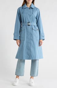 Bernardo Hooded Trench Coat