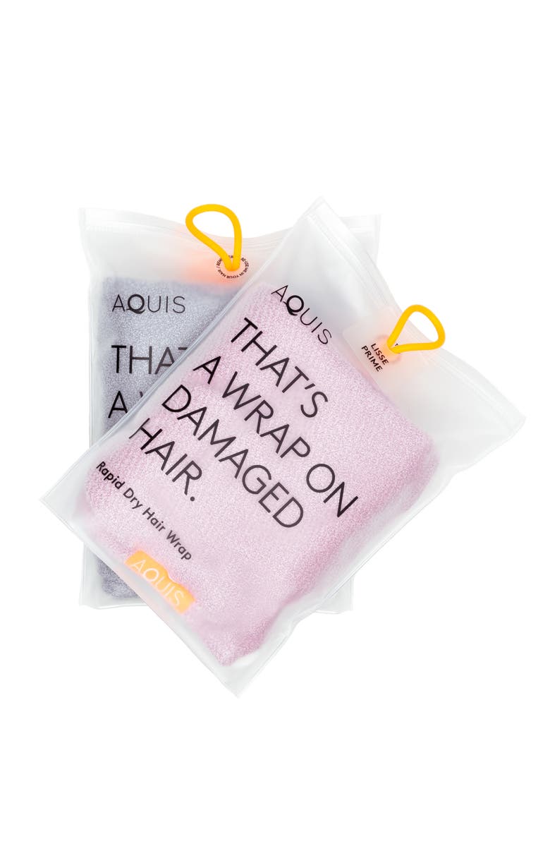 AQUIS Rapid Dry Lisse Hair Wrap Towel Duo-$60 Value, Alternate, color,
