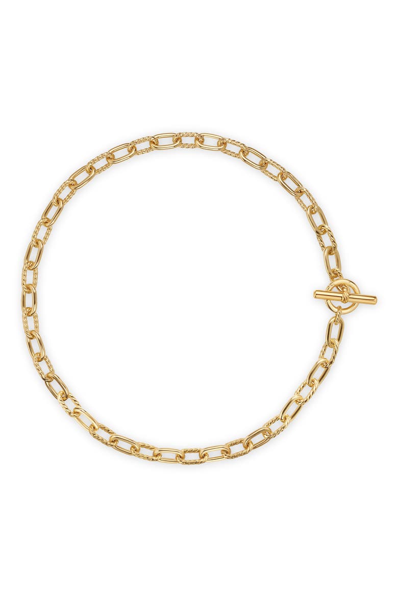 Madison® Toggle Chain Necklace, Main, color, 18K GOLD