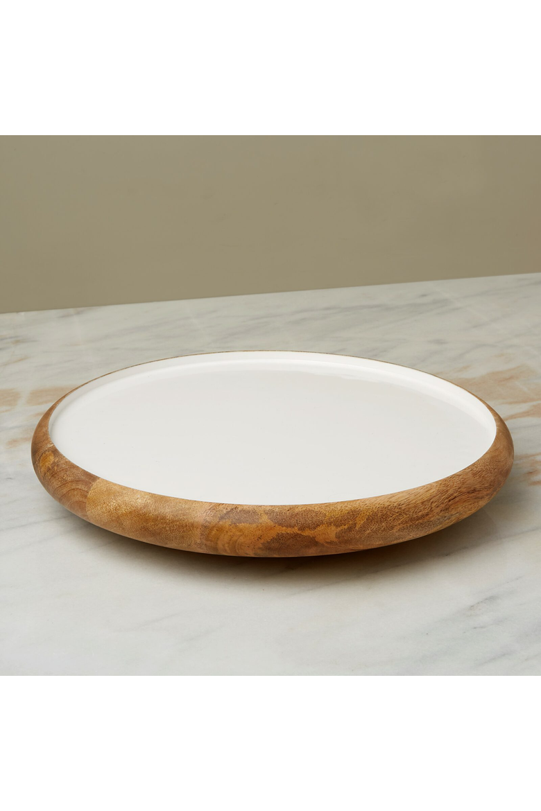 Madras Curva Lazy Susan, Alternate, color, Natural