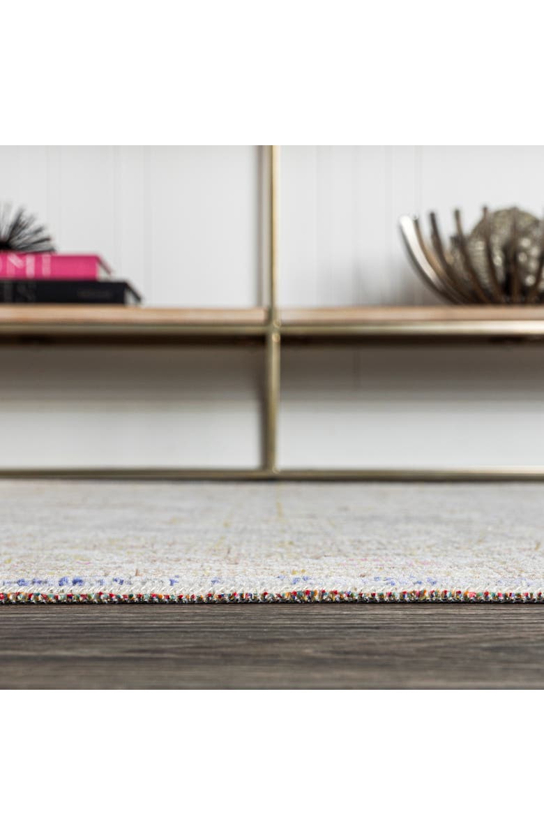 JONATHAN Y Alba Modern Faded Peshawar Area Rug, Alternate, color, Gray/Ivory