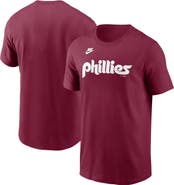 Nike Men's Nike Burgundy Philadelphia Phillies Cooperstown T-Shirt
