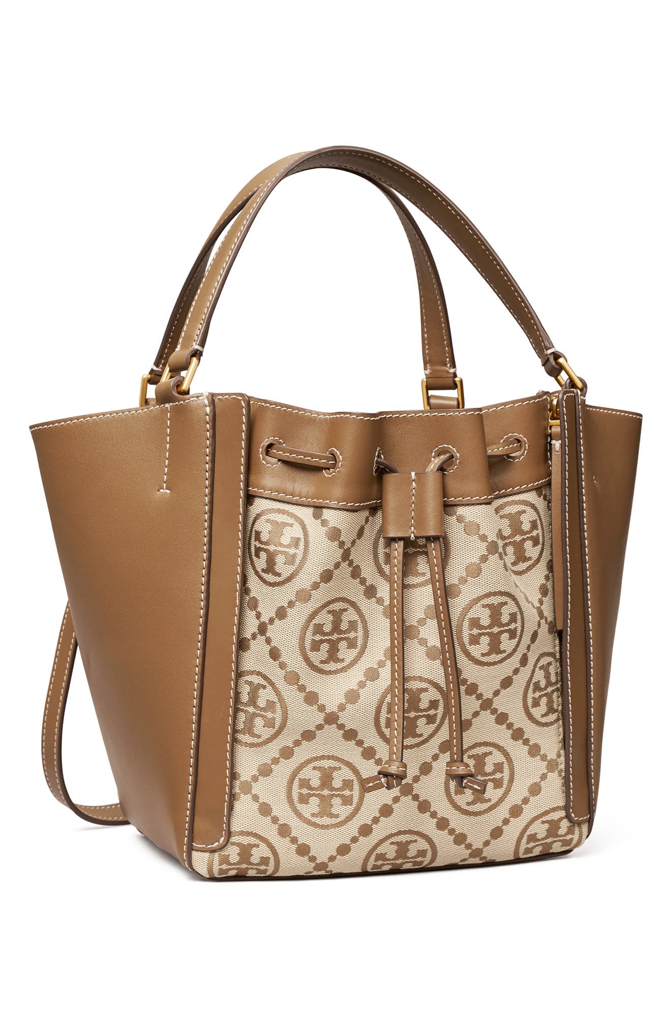 T Monogram McGraw Dragonfly Satchel, Alternate, color, ZDNU/HAZELNUT