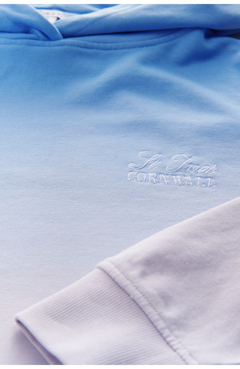 NEXT Ombré Hooded Sweatshirt, Alternate, color, Blue