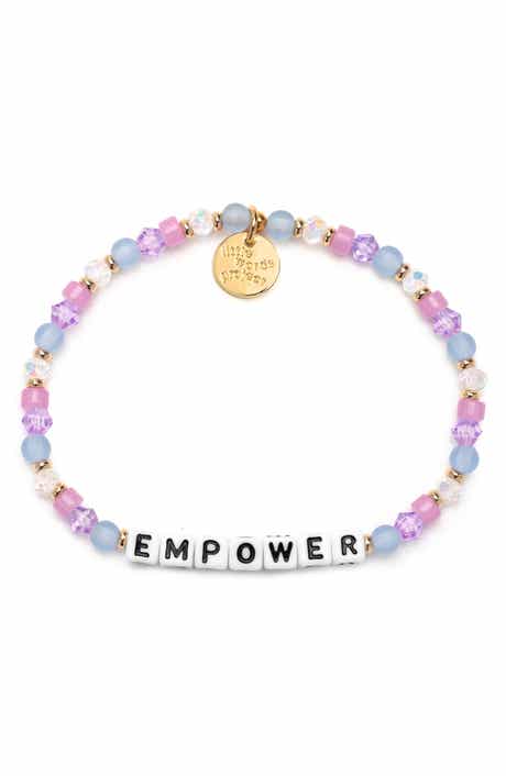 Empower Beaded Stretch Bracelet