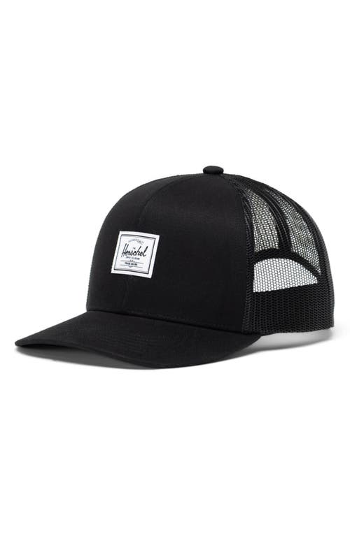 Shop Herschel Supply Co . Whaler Snapback Baseball Cap In Black