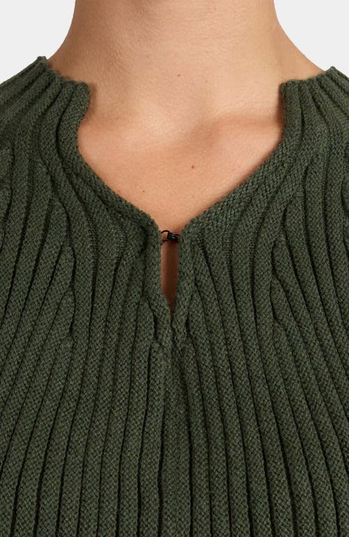 Santorelli Johanna Mix Media Cap Sleeve Midi Dress In Green