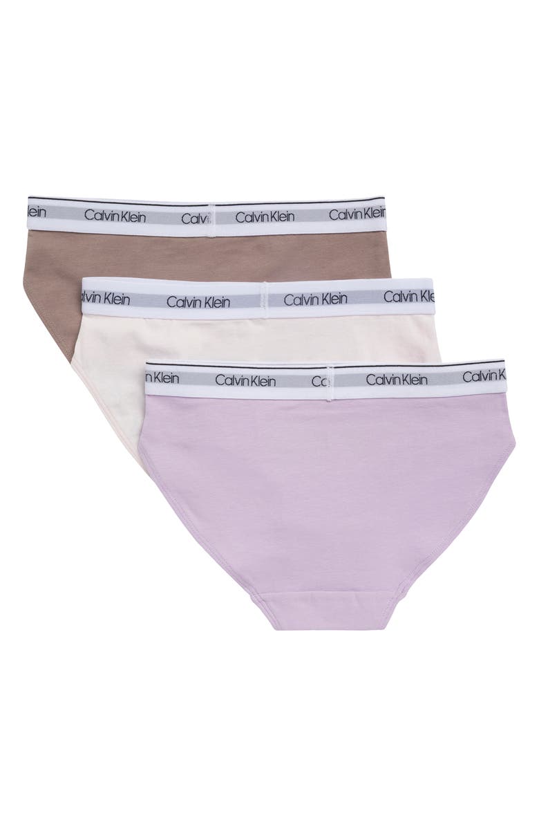 Calvin Klein Kids' Assorted 3-Pack Bikini Briefs, Alternate, color, Dusfx/Pstl/Tblu