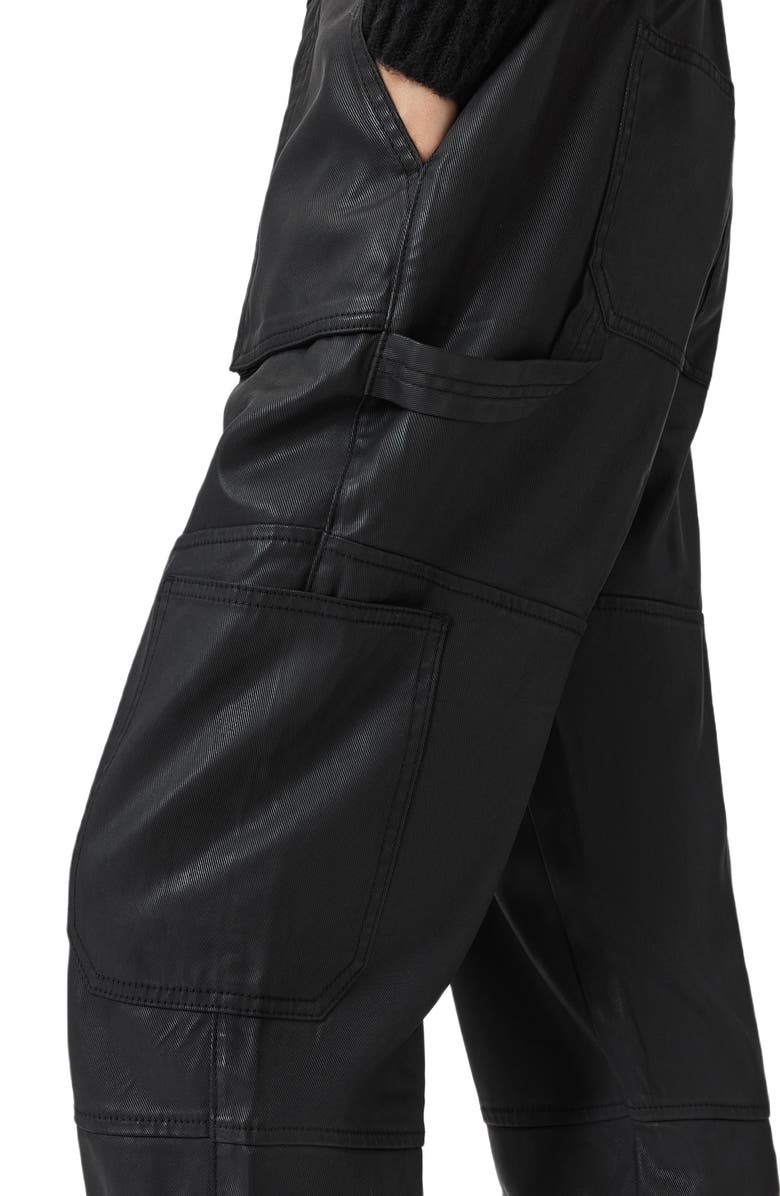 AllSaints Mila Coated Denim Joggers, Alternate, color, 